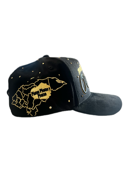 GORRA OLANCHANA DIAMANTE DORADO