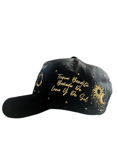 GORRA OLANCHANA DIAMANTE DORADO