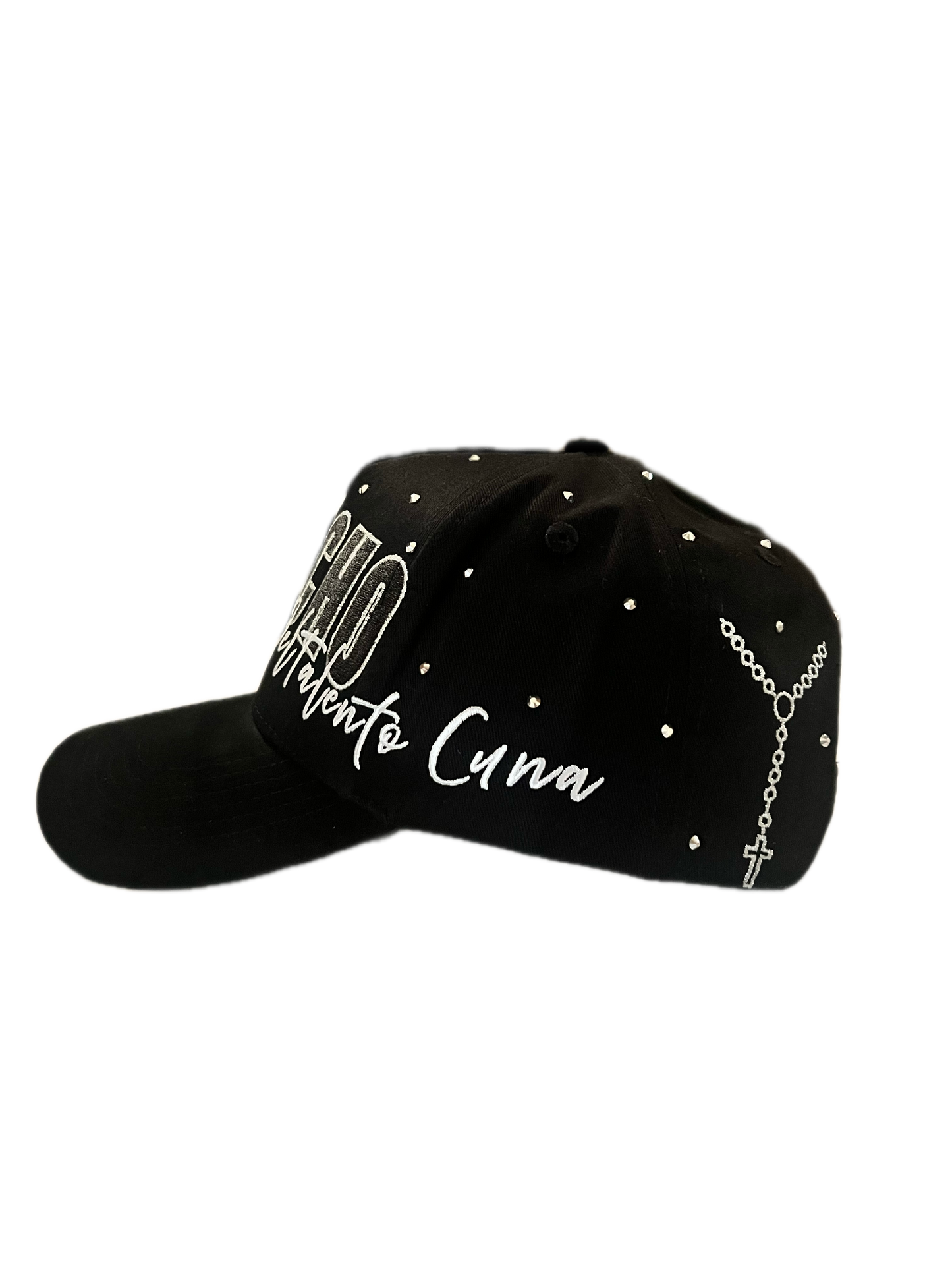 GORRA OLANCHANA DIAMANTE PLATEADO