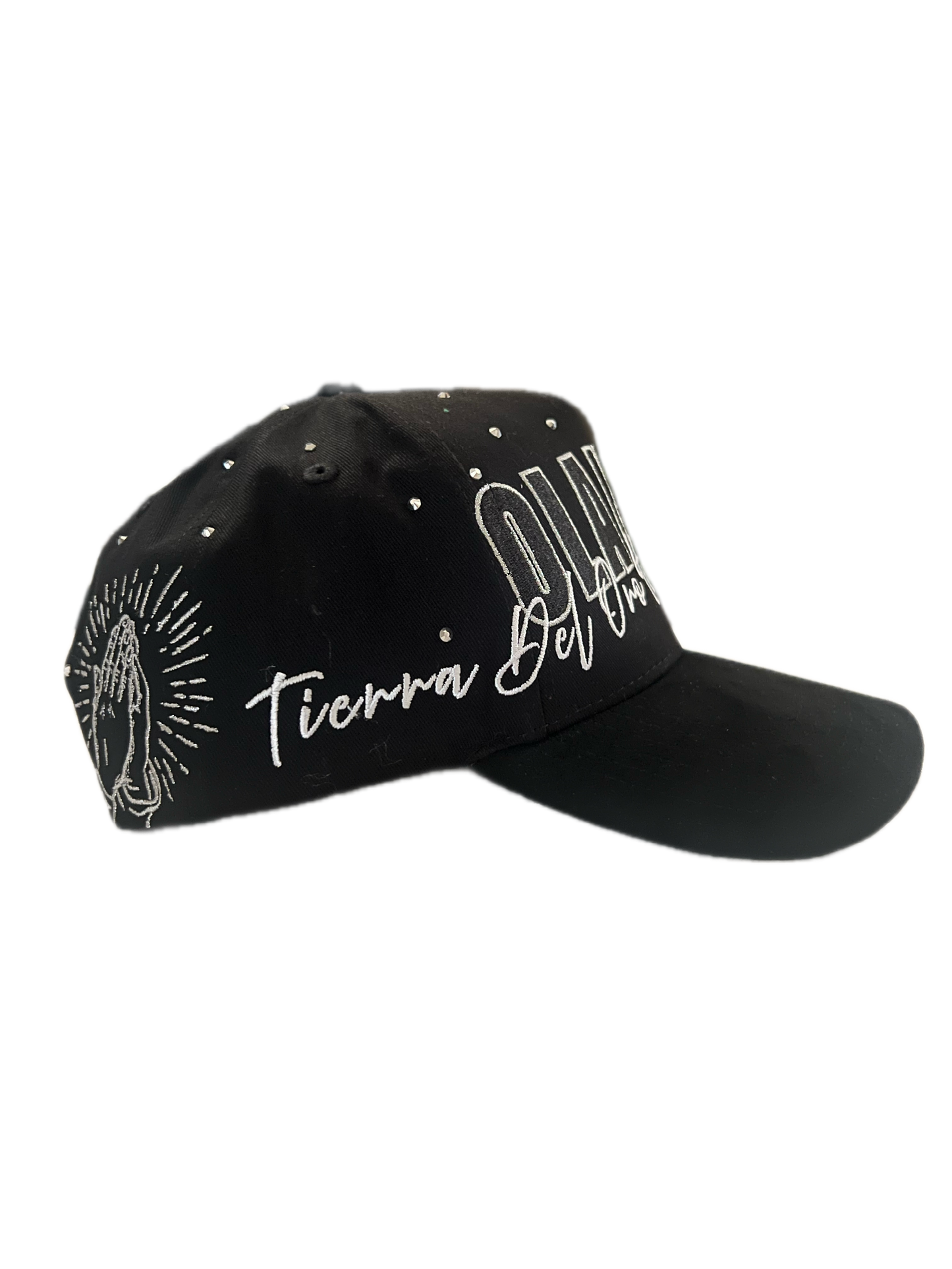 GORRA OLANCHANA DIAMANTE PLATEADO